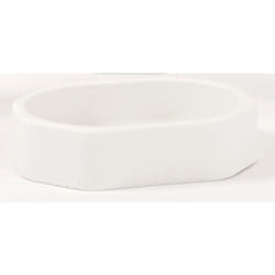 Porta sapone da appoggio bianco piattino mod. Otto