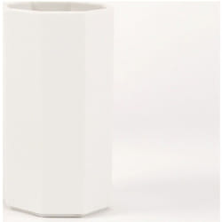 Metaform - Porta spazzolini da appoggio bianco bicchiere mod. Otto