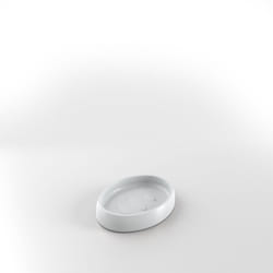 Porta sapone da appoggio bianco piattino mod. Bird