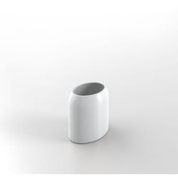 Porta spazzolini da appoggio bianco bicchiere mod. Bird