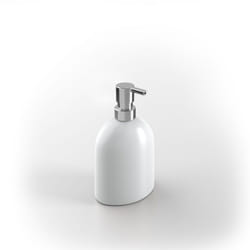 Dispenser sapone liquido da appoggio bianco mod. Bird