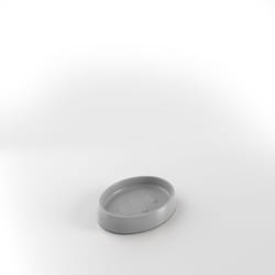Porta sapone da appoggio grigio piattino mod. Bird