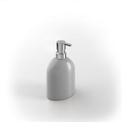 Dispenser sapone liquido da appoggio grigio mod. Bird