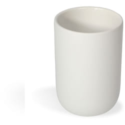 Porta spazzolini da appoggio bianco bicchiere mod. Chloe