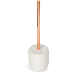 Metaform - Porta scopino da terra wc toilette bagno perla mod. Clizia
