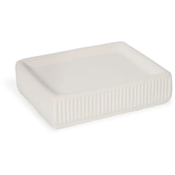 Porta sapone da appoggio bianco piattino mod. Zoe