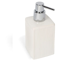Dispenser sapone liquido da appoggio bianco mod. Zoe