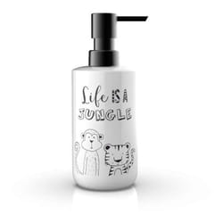 Dispenser sapone da appoggio Bianco in Ceramica Mod. Jungle - Metaform