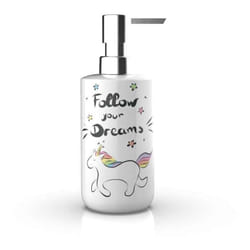 Metaform - Dispenser sapone da appoggio Bianco in Ceramica Mod. Unicorn