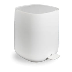 Metaform - Cestino Gettacarta a Pedale Bianco 5,0 Lt Casa Ufficio Pod