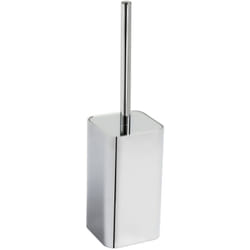 Metaform - Porta scopino da terra Cromo in abs Mod. Cube
