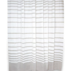 Metaform - Tenda impermeabile doccia vasca in peva fantasia a righe grigio h 200 mod. Dover 240 cm
