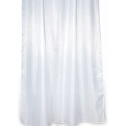 Tenda lavabile doccia vasca in poliestere h 200 bianca con ganci mod. Blanca 240 cm