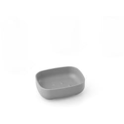 Porta sapone da appoggio grigio piattino mod. Pod