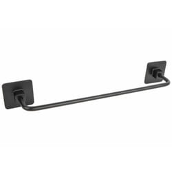 Metaform - Porta asciugamani 30 a muro in acciaio nero mod. Cold Wind Black
