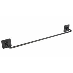 Metaform - Porta asciugamani 45 a muro in acciaio nero mod. Cold Wind Black