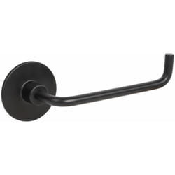 Metaform - Porta rotolo aperto a muro in acciaio nero mod. Wind Black