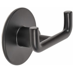 Metaform - Appendiabito doppio a muro in acciaio nero mod. Wind Black