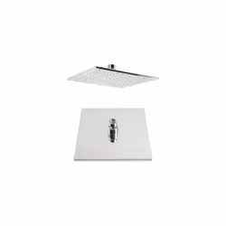 Soffione per doccia in acciaio inox 20x20 cm Soffione per doccia 20x20 cm realizzato in acciaio inox. Adatto per un piacevole ...