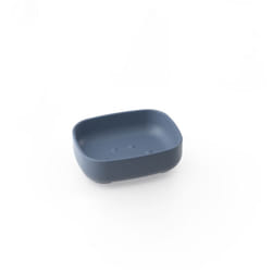 Metaform - Porta sapone da appoggio Indaco in Resine Termoplastiche Mod. Pod