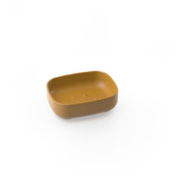 Metaform - Porta sapone da appoggio Zafferano in Resine Termoplastiche Mod. Pod