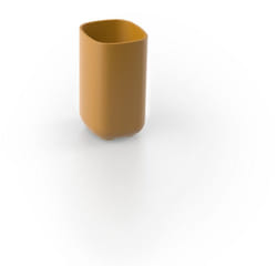 Metaform - Porta spazzolini da appoggio Zafferano in Resine Termoplastiche Mod. Pod