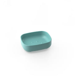 Metaform - Porta sapone da appoggio Turchese in Resine Termoplastiche Mod. Pod