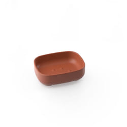 Metaform - Porta sapone da appoggio Terracotta in Resine Termoplastiche Mod. Pod