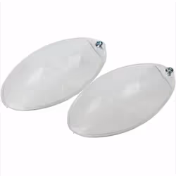 KIT 2PZ. Plafoniera cappa misura 100 x 54 mm Adattabile KIT 2 PEZZI FABER ARISTON 343CU001 39814200 Codice originale marchio: ...