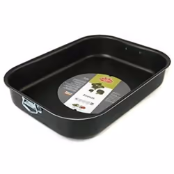 Corpo alluminio - Spessore mm 2,0 Esterno smalto porcellanato colore nero Interno antiaderente Cortan Manici acciaio snodati  ...