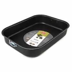 Corpo alluminio - Spessore mm 2,0 Esterno smalto porcellanato colore nero Interno antiaderente Cortan Manici acciaio snodati ...