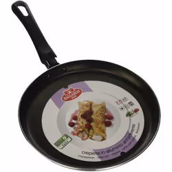 Crepiera Ballarini con rivestimento antiaderente multistrato, Ottima per uso intensivo e quotidiano, Per cuocere crepes, panc ...