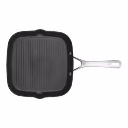 BALLARINI 75002-484, Rotondo, Bistecchiera, Nero, Acciaio inox