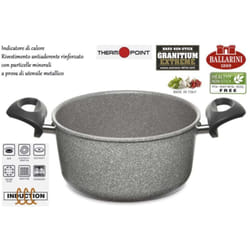 Ballarini - Granitium Eco Induction Casseruola Fonda 2 Manici 24cm