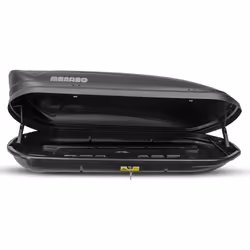 Box Cofano Auto Baule Portatutto da Tetto 320L Menabò Marathon Dark - Vista aggiuntiva 3