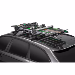 Menabo 000111600000 tetto e portapacchi per auto Portapacchi per sport invernali Nero, Argento - Vista aggiuntiva 4