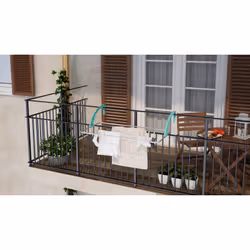 Colombo New Scal Balcony 10 Stendino attaccabile Grigio, Turchese - Vista aggiuntiva 4