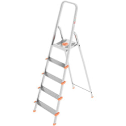 Colombo New Scal - Scala in Alluminio 5 Gradini Ultraleggera per Uso Domestico portata 150kg