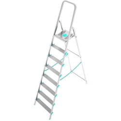 Colombo New Scal - Scala in Alluminio 8 Gradini Ultraleggera per Uso Domestico portata 150kg