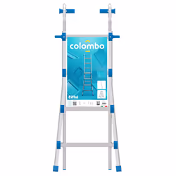 Colombo New Scal Eiffel Scala pieghevole Acciaio inox - Vista aggiuntiva 4
