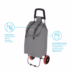 Colombo New Scal Smart Grigio Borsa trolley - Vista aggiuntiva 2