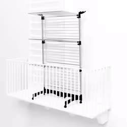 Colombo New Scal Vertical Stendino attaccabile Nero, Acciaio inox - Vista aggiuntiva 4