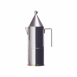 Alessi La conica, Moka, Acciaio inox, Acciaio inox, 90 mm, 285 mm