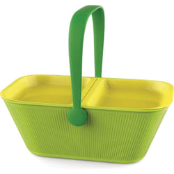 AMMI27 gr PetNic Cestino da Viaggio per Animali Domestici, Resina Termoplastica, Verde - Alessi