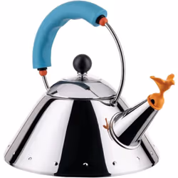 Il bollitore 9093/1 di Alessi è la versione compatta di uno dei modelli più iconici del design contemporaneo, disegnato nel 1 ...