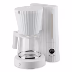 Alessi MDL14, Macchina da caffè con filtro, 1,5 L, Caffè macinato, Bianco