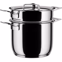 * Pasta-set in acciaio inossidabile 18/10 lucido. * Designer: Jasper Morrison * Dimensioni: cm 22.0 * Capacità: cl 500 * Diam ...