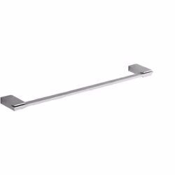 Portasalviette 45 cm Kansas cromato. Realizzato in acciaio inox/cromall. Dimensioni: h 1,6 x l 45 x p 6,2 cm. Peso: 0,57 kg.  ...