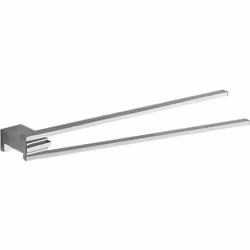 Portasalviette a snodo Kansas cromato. Realizzato in acciaio inox/cromall. Dimensioni: h 3,8 x l 3,8 x p 33,5 cm. Peso: 0,355 ...