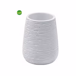 Portaspazzolino da appoggio della serie G-Gemini prodotto dal brand Gedy realizzato in resina di colore bianco di dimensioni  ...